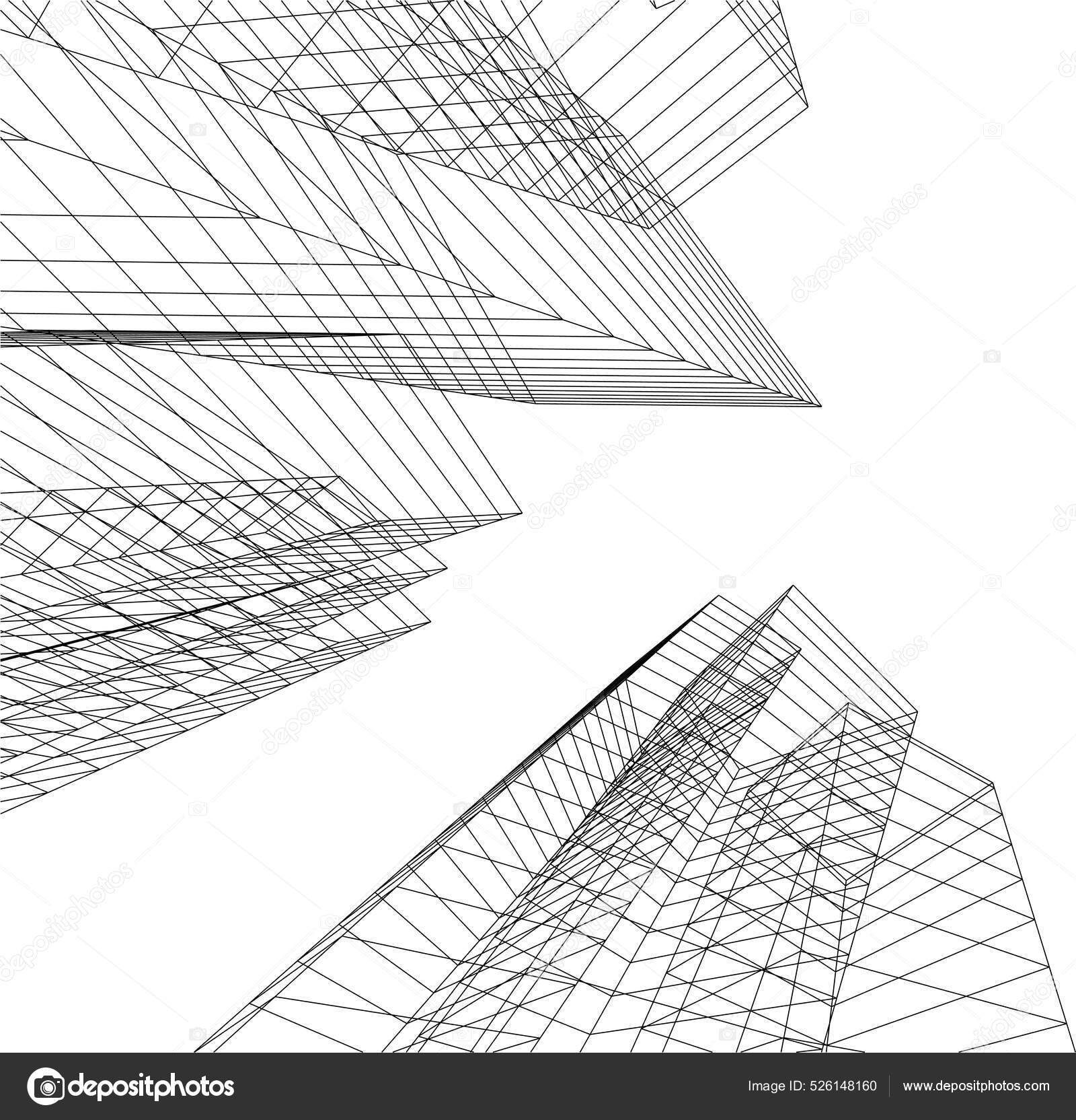 Architectural Art Vector Illustration Stock Vector by ©YuriyA 526148160