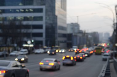 Renkli trafik ışıklarının odaklanmış görüntüsü