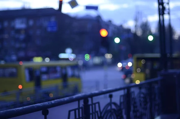 Renkli Trafik Işıklarının Odaklanmış Görüntüsü — Stok fotoğraf