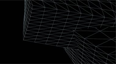 3d mimari sanat, vektör illüstrasyonu