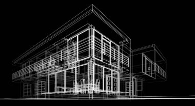 3d mimari sanat, dijital illüstrasyon