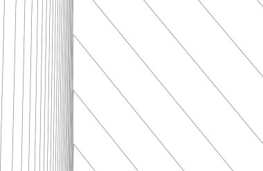 3d mimari sanat, vektör illüstrasyonu