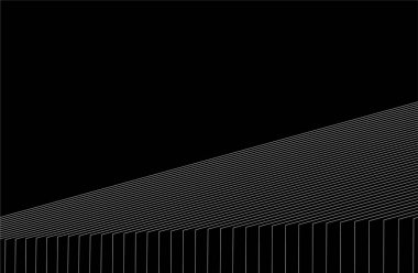 3d mimari sanat, vektör illüstrasyonu