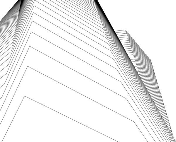 3D建筑艺术 矢量图解 — 图库矢量图片