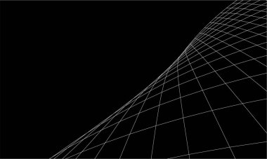 3d mimari sanat, vektör illüstrasyonu