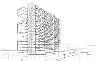 3d mimari sanat, dijital illüstrasyon