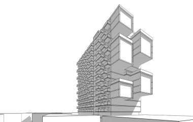 3d mimari sanat, dijital illüstrasyon