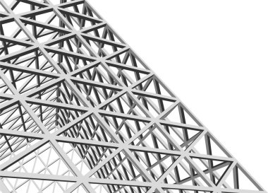 3d mimari sanat, vektör illüstrasyonu