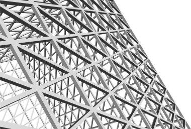 3d mimari sanat, vektör illüstrasyonu