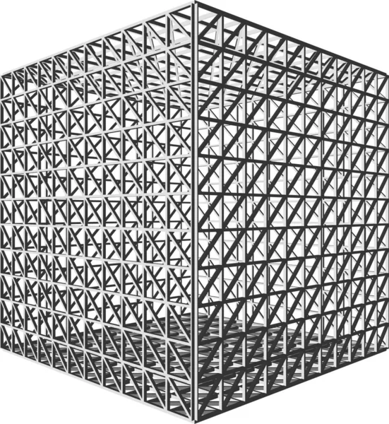 3D建筑艺术 矢量图解 — 图库矢量图片