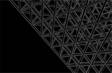 3d mimari sanat, vektör illüstrasyonu