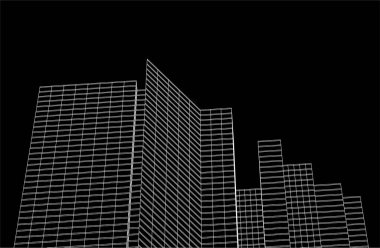 3d mimari sanat, vektör illüstrasyonu