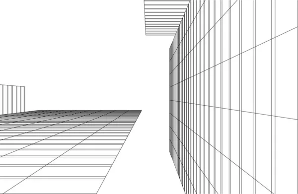 Arkitektkonst Vektorillustration — Stock vektor