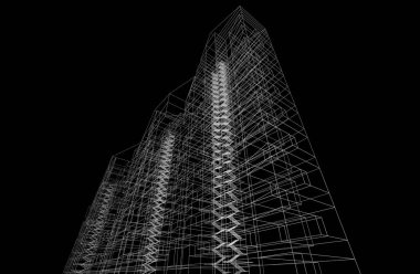 3d mimari sanat, dijital illüstrasyon