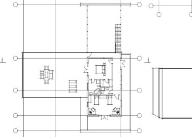 3d mimari sanat, vektör illüstrasyonu