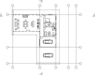 3d mimari sanat, vektör illüstrasyonu