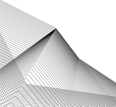 3d mimari sanat, vektör illüstrasyonu