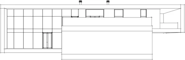 3D建筑艺术 矢量图解 — 图库矢量图片