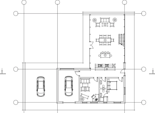 3D建筑艺术 矢量图解 — 图库矢量图片