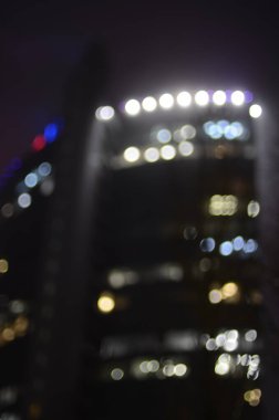Gece şehrinin bokeh ışıkları, dijital duvar kağıtları
