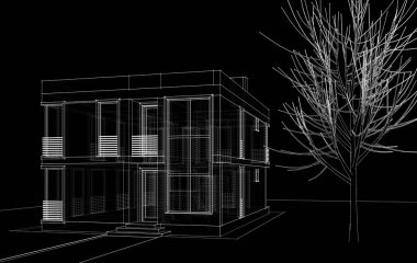 3D mimari sanat, dijital duvar kağıdı