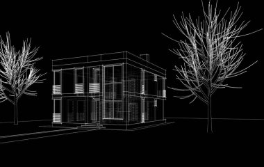 3D mimari sanat, dijital duvar kağıdı