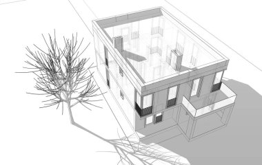 3D mimari sanat, dijital duvar kağıdı