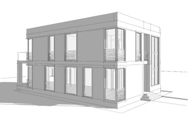 3D mimari sanat, dijital duvar kağıdı