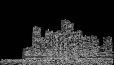 3D mimari sanat, dijital duvar kağıdı