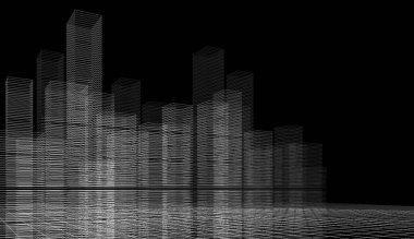 3D mimari sanat, dijital duvar kağıdı