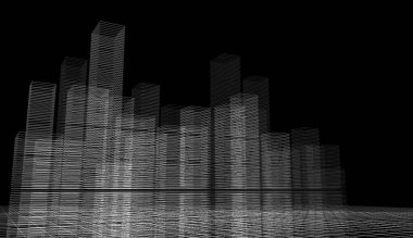 3D mimari sanat, dijital duvar kağıdı