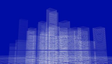 3D mimari sanat, dijital duvar kağıdı