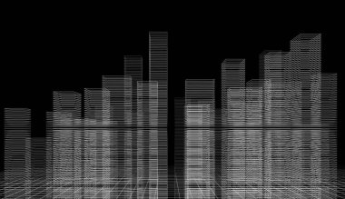 3D mimari sanat, dijital duvar kağıdı