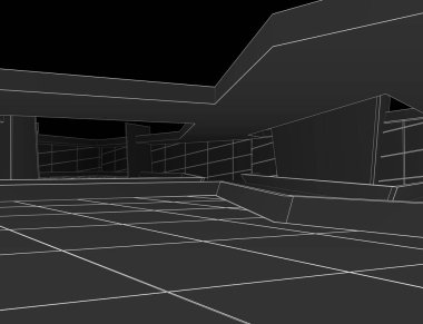 3D mimari sanat, dijital duvar kağıdı