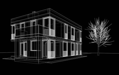 3D mimari sanat, dijital duvar kağıdı