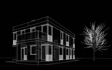 3D mimari sanat, dijital duvar kağıdı