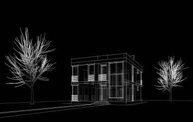 3D mimari sanat, dijital duvar kağıdı