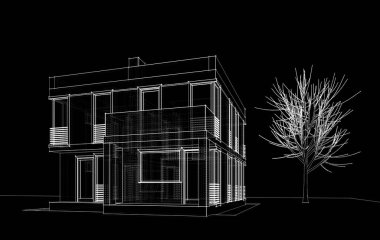 3D mimari sanat, dijital duvar kağıdı