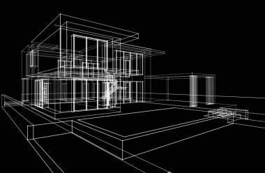 3D mimari sanat, dijital duvar kağıdı