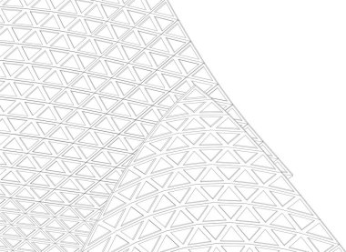 3d mimari sanat, vektör illüstrasyonu