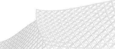 3d mimari sanat, vektör illüstrasyonu