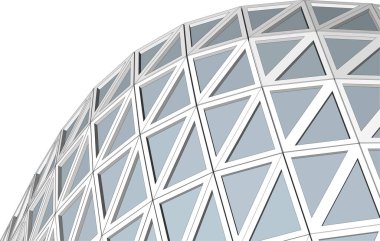 3d mimari sanat, vektör illüstrasyonu