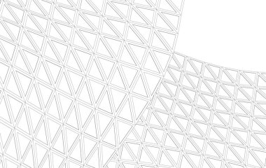 3d mimari sanat, vektör illüstrasyonu