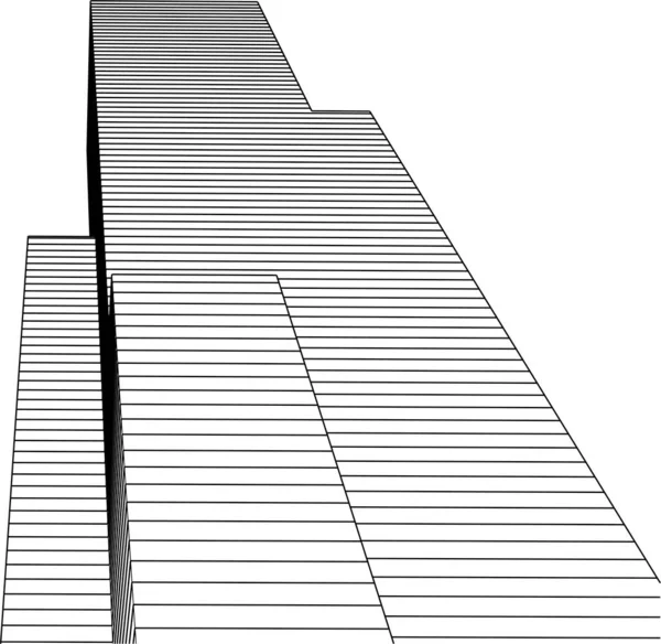 3D建筑艺术 矢量图解 — 图库矢量图片