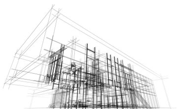 3D mimari sanat, dijital duvar kağıdı