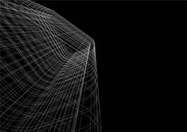 3d mimari sanat, vektör illüstrasyonu