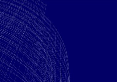 3d mimari sanat, vektör illüstrasyonu