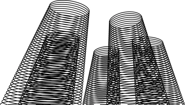 Art Architectural Illustration Vectorielle — Image vectorielle