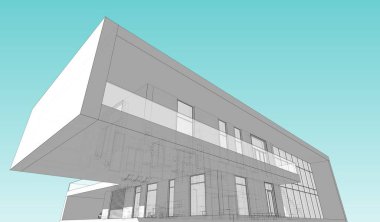 3D mimari sanat, dijital duvar kağıdı