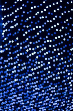 defocused night shot of festive bokeh lights 